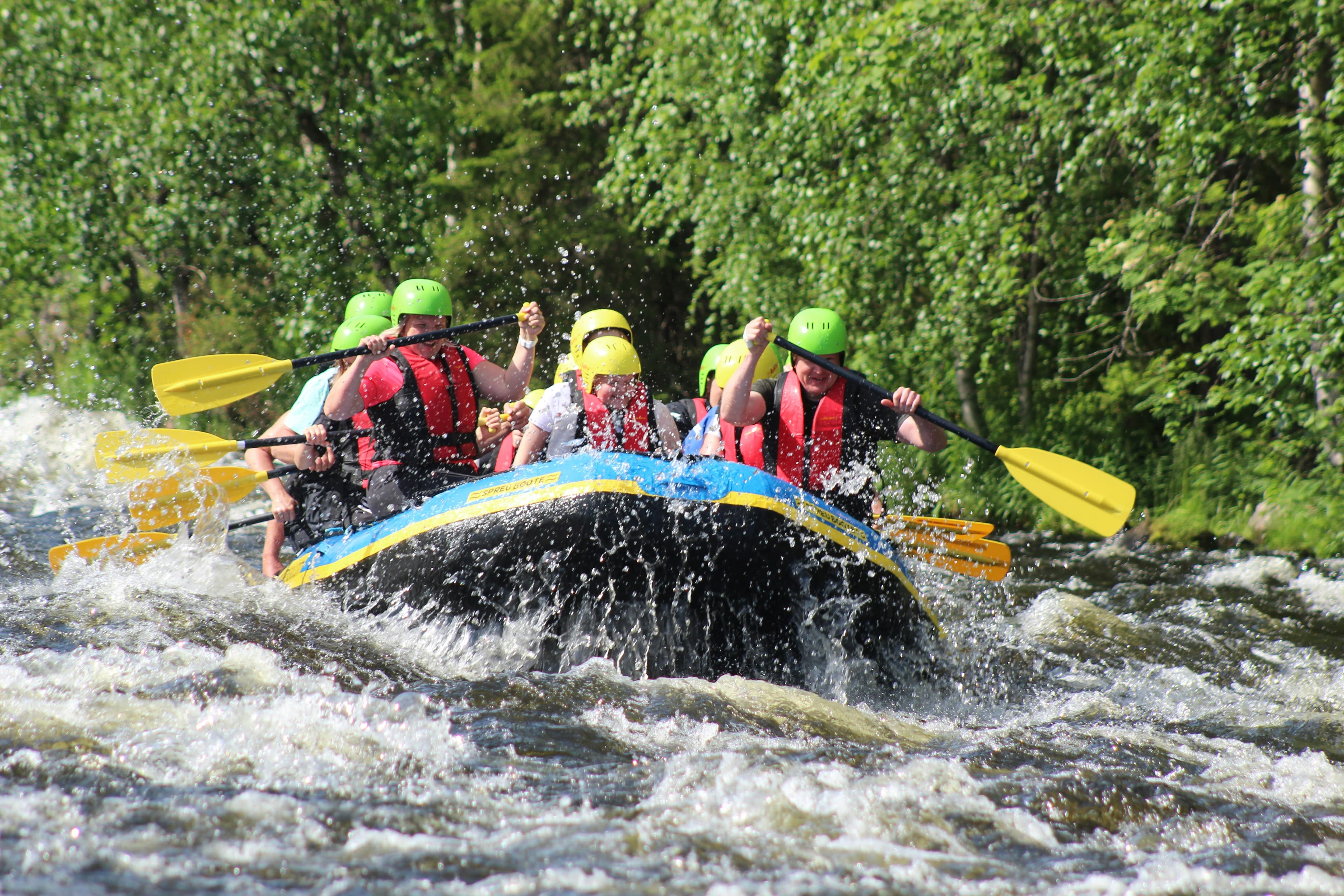 River rafting in Minakami, Gunma